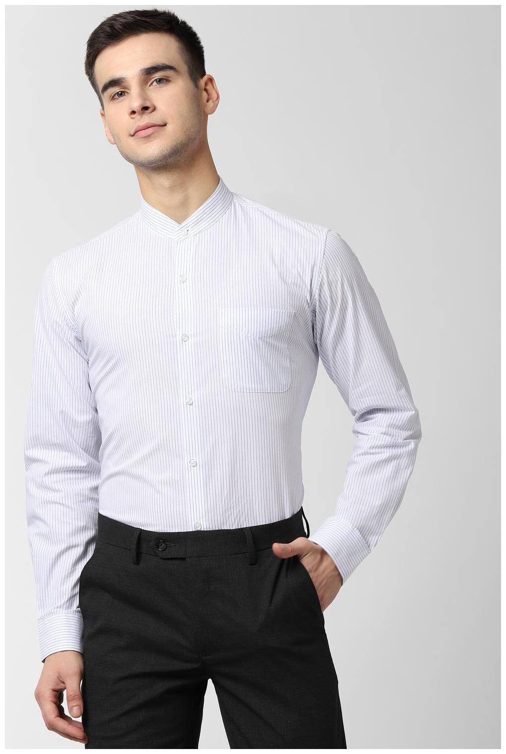 

Peter England Men Slim fit Formal Shirt - White