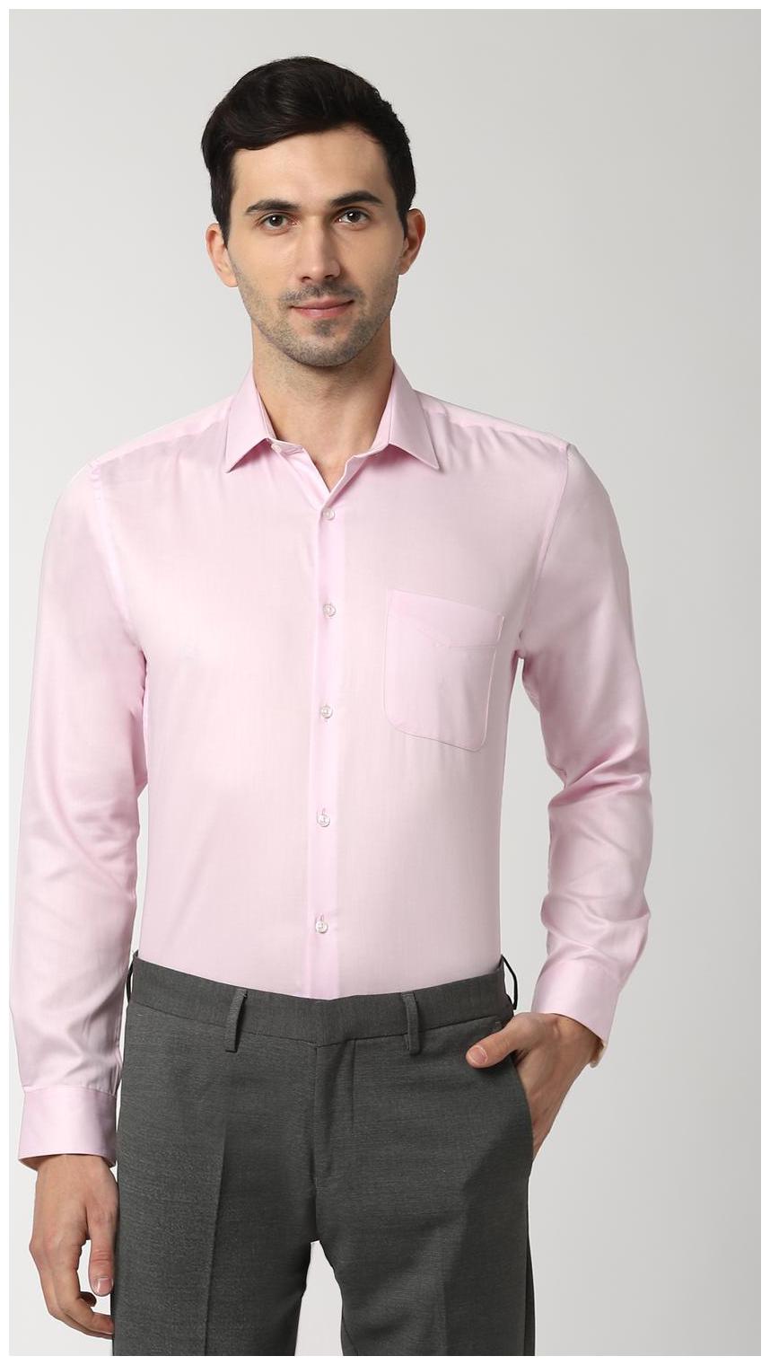 

Peter England Men Regular fit Formal Shirt - Pink