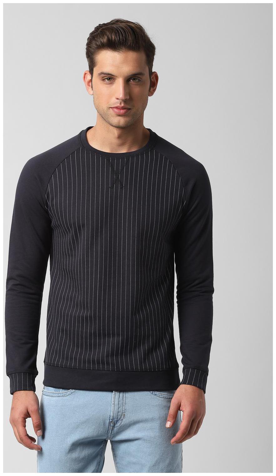 

Peter England Men Black Round neck Sweatshirt