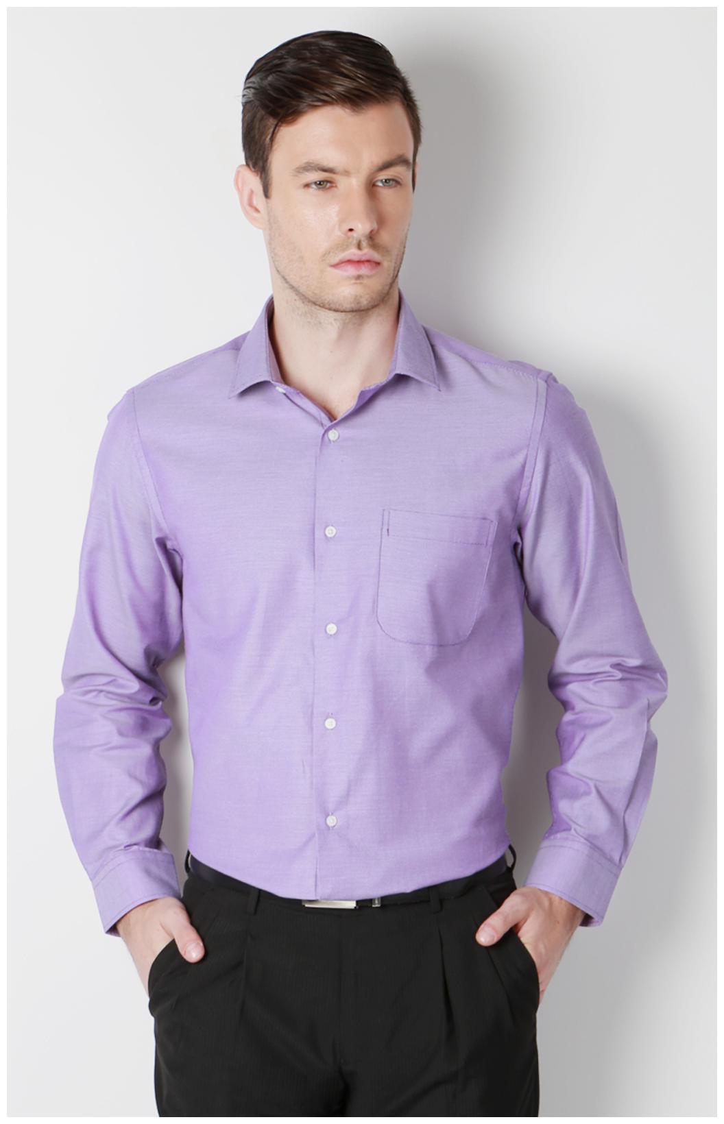 

Peter England Men Regular fit Formal Shirt - Purple