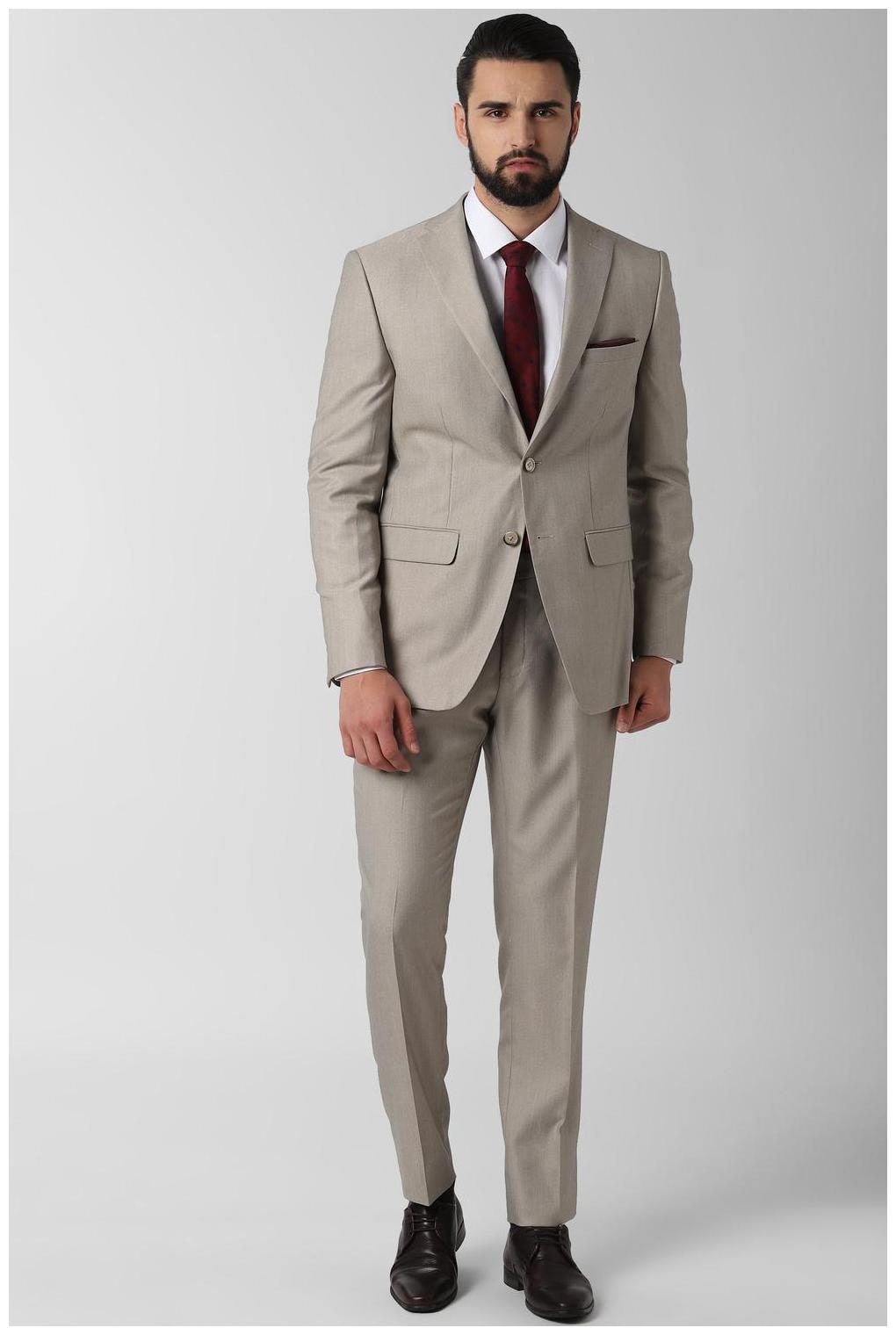 

Peter England Grey Two Piece Suit