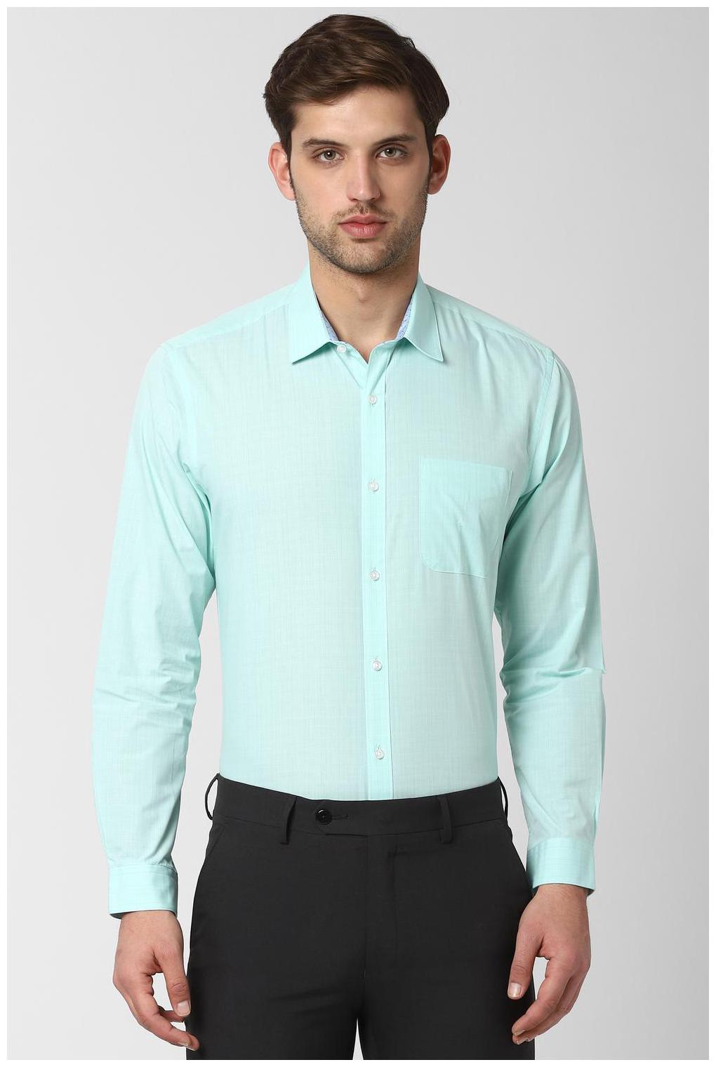 

Peter England Men Regular fit Formal Shirt - Blue