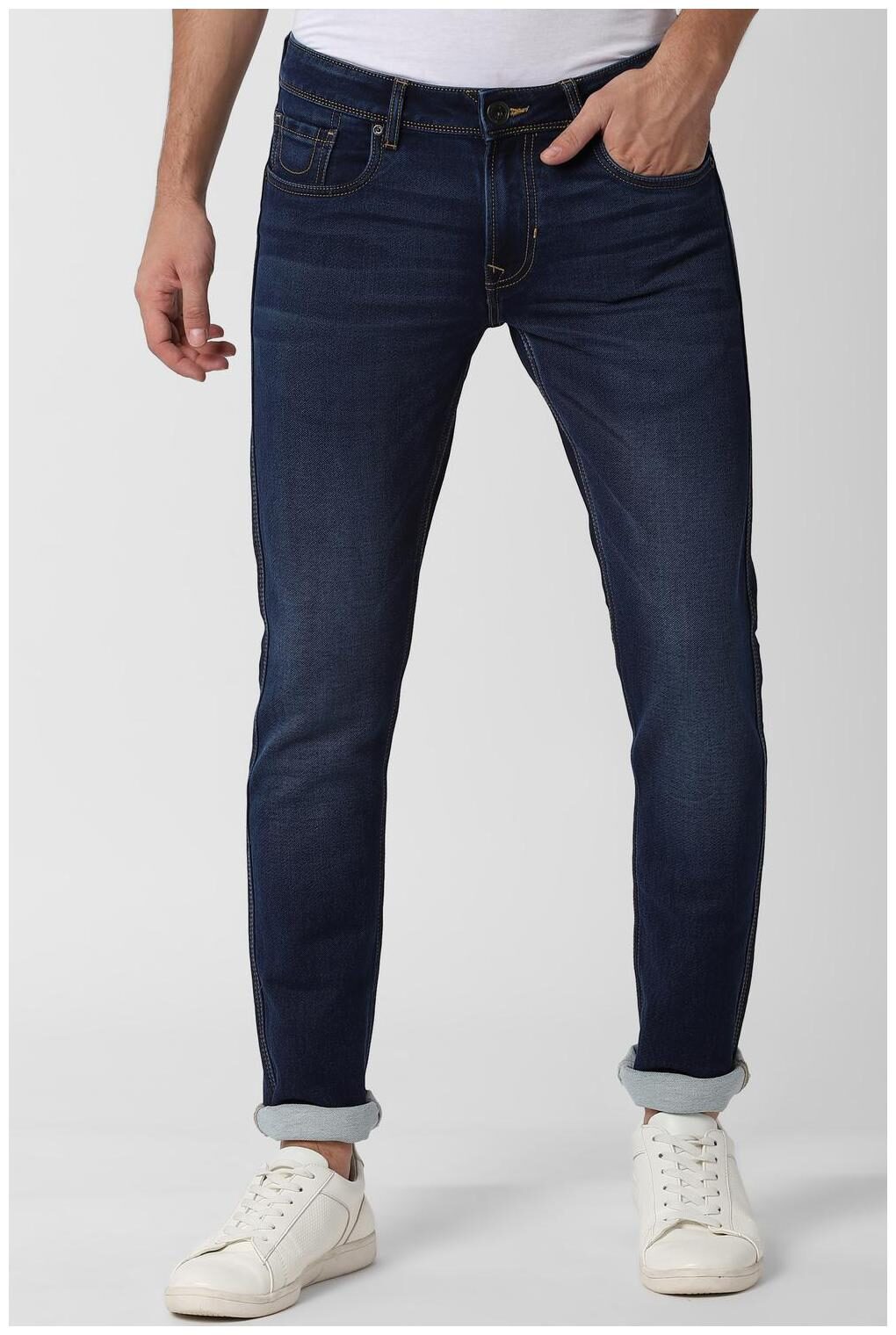 

Peter England Men Navy Blue Skinny Fit Jeans