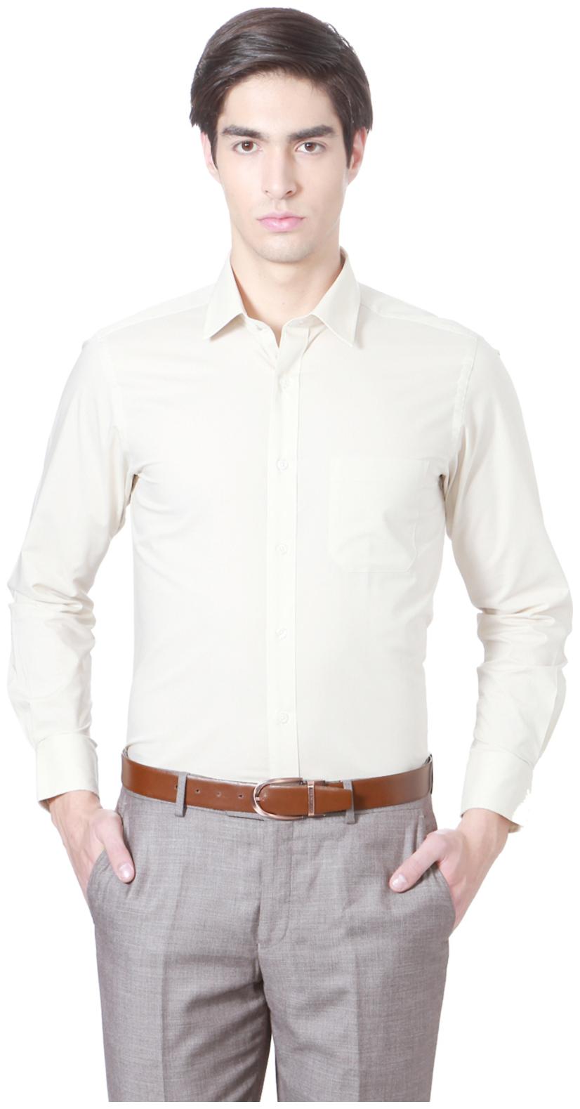 

Peter England Men Slim fit Formal Shirt - White