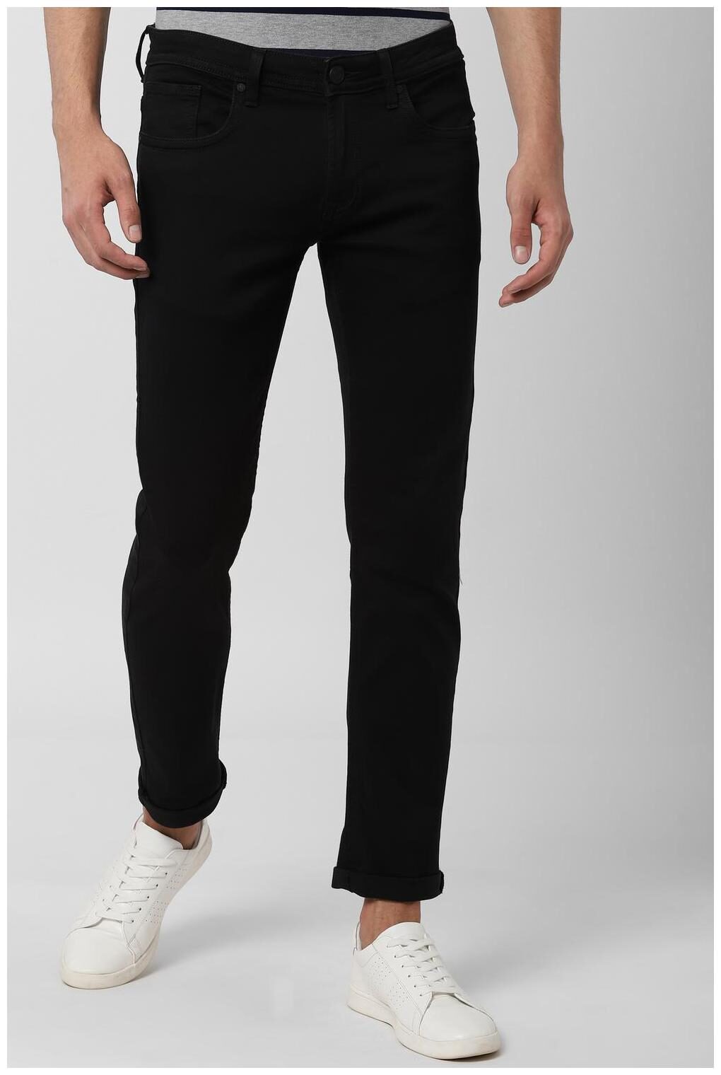 

Peter England Men Black Slim Fit Jeans