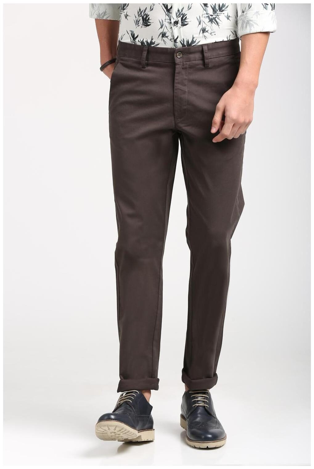 

Peter England Brown Trousers
