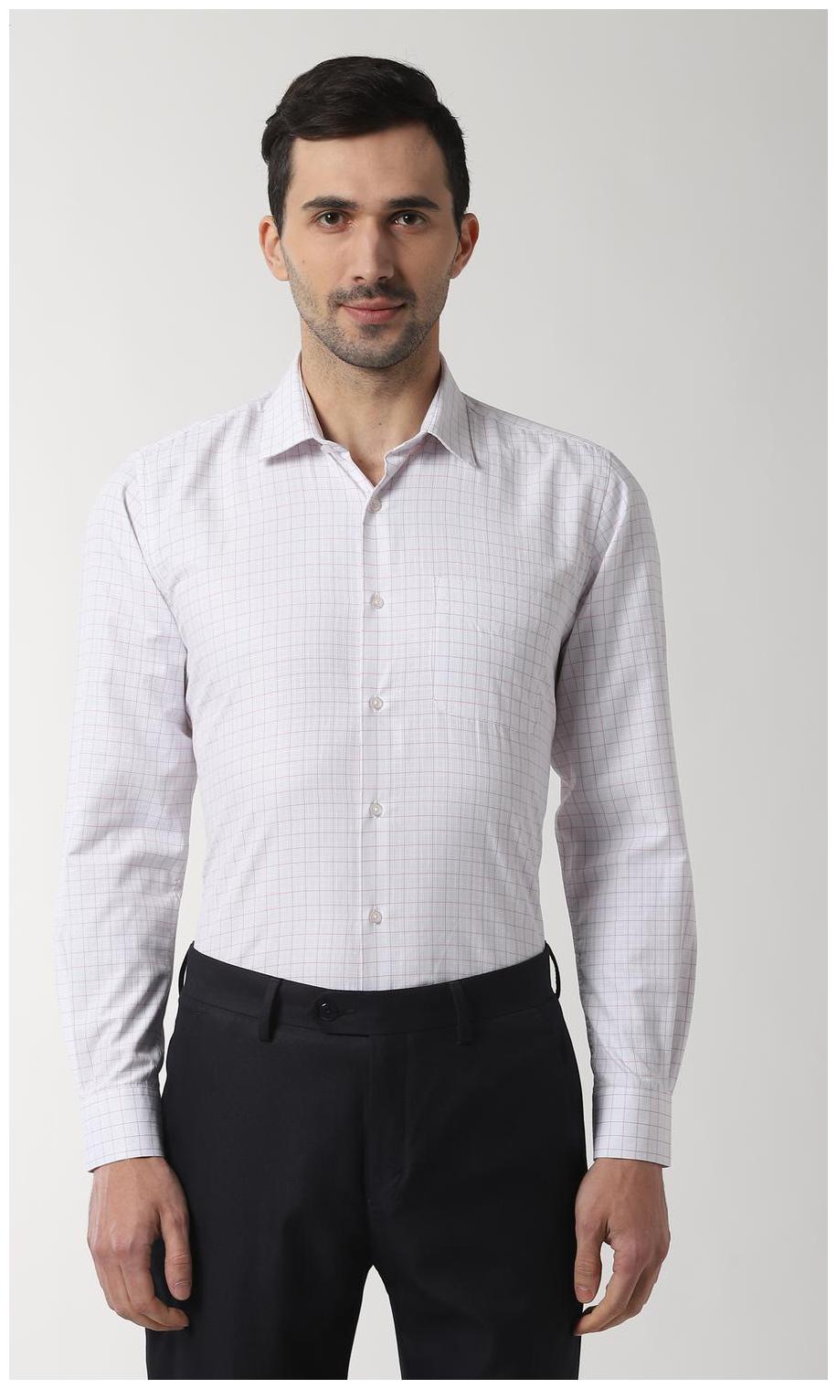 

Peter England Men Regular fit Formal Shirt - White