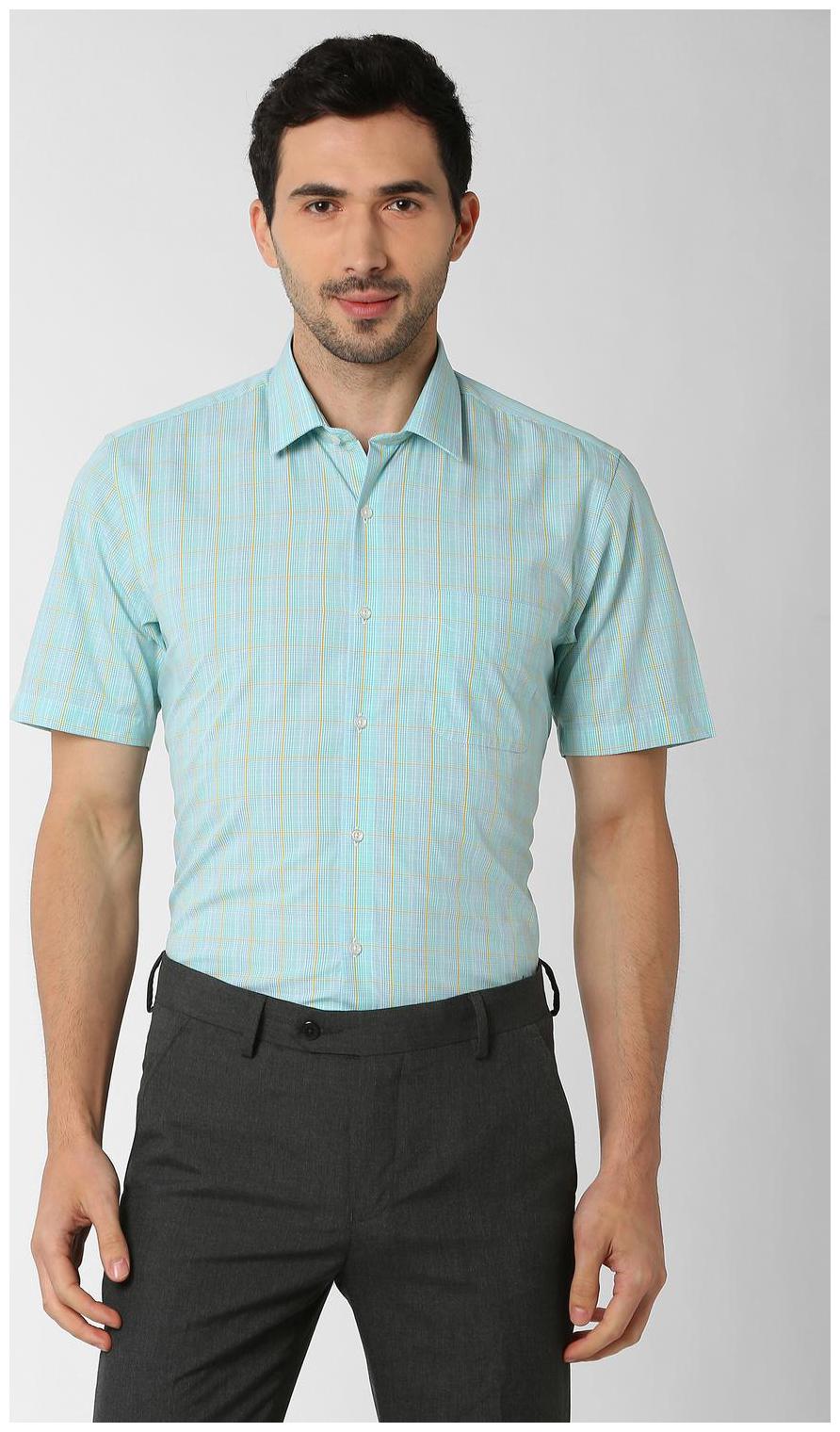 

Peter England Men Regular fit Formal Shirt - Blue