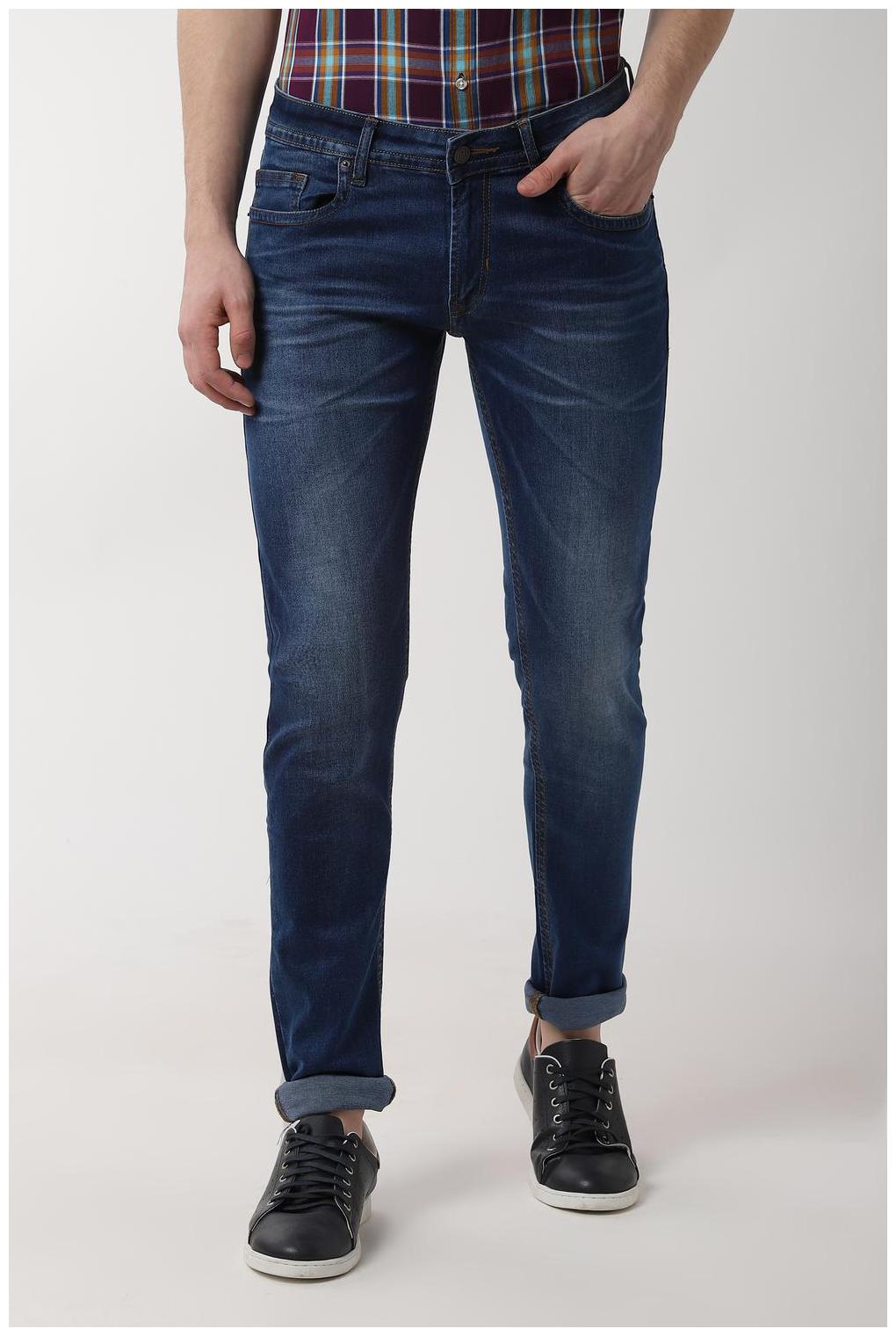 

Peter England Men Blue Skinny Fit Jeans