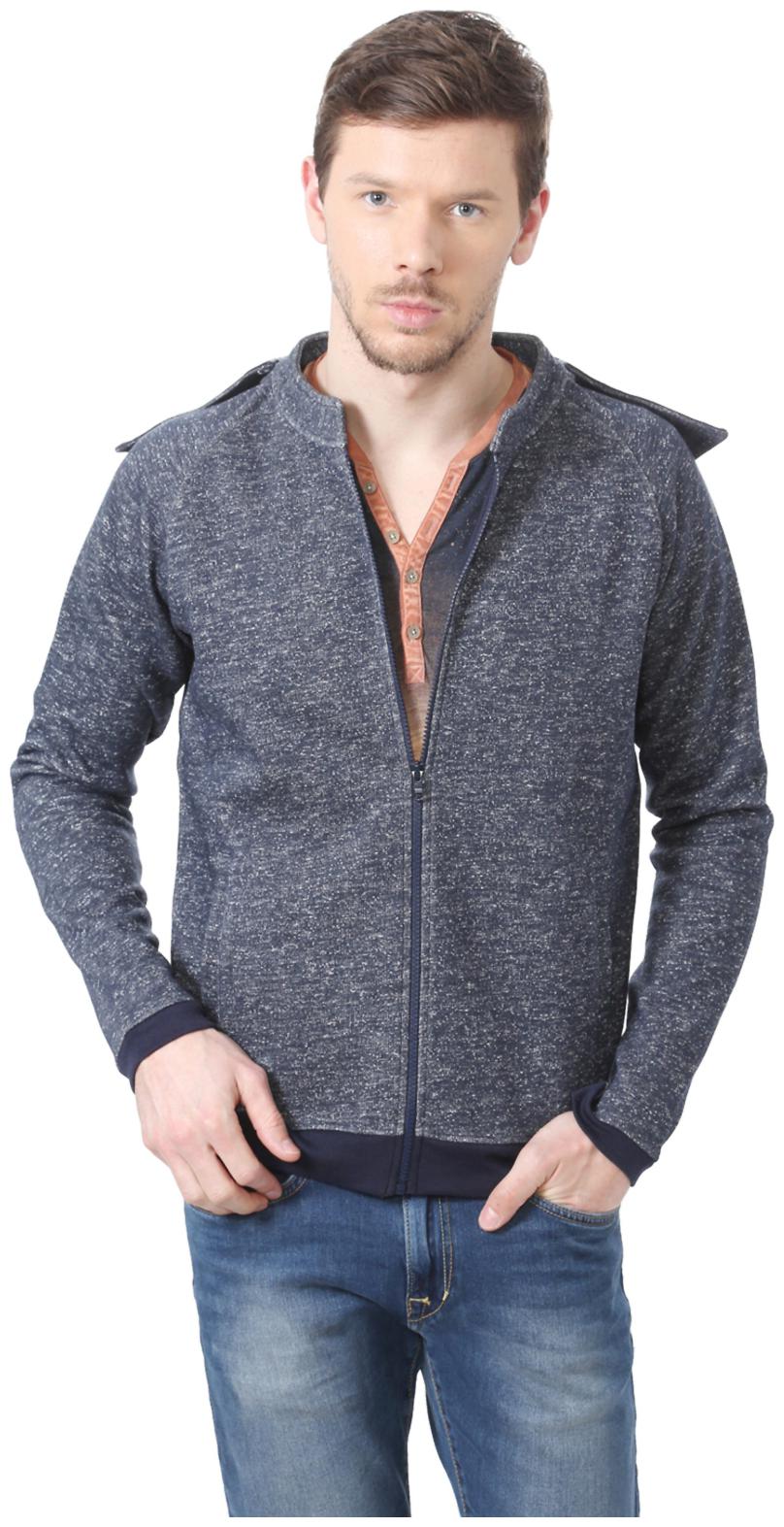 

Peter England Blended Regular Blue Sweatshirts Hoodies