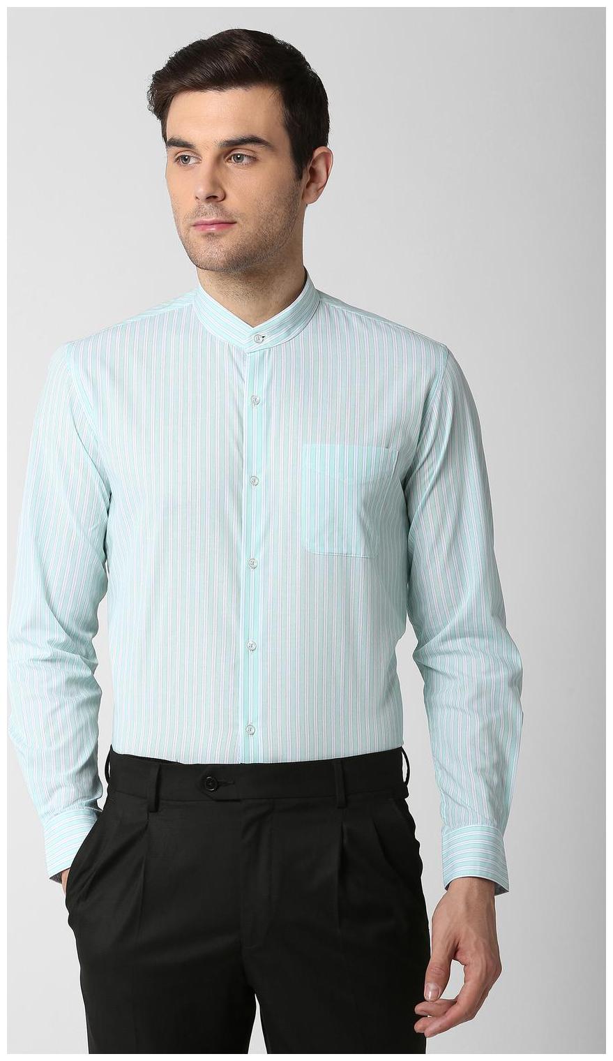 

Peter England Men Slim fit Formal Shirt - Blue