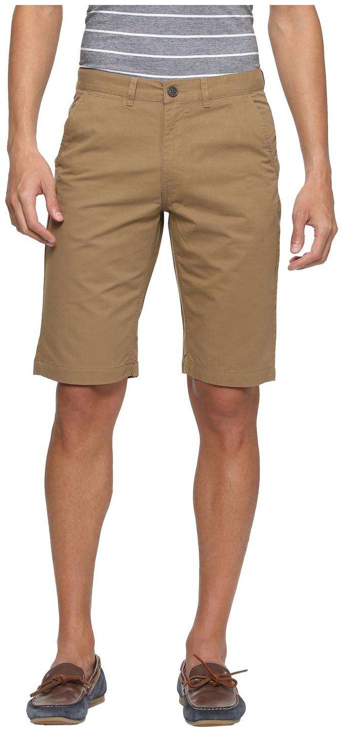 

Peter England Men Brown Regular Fit Regular Shorts