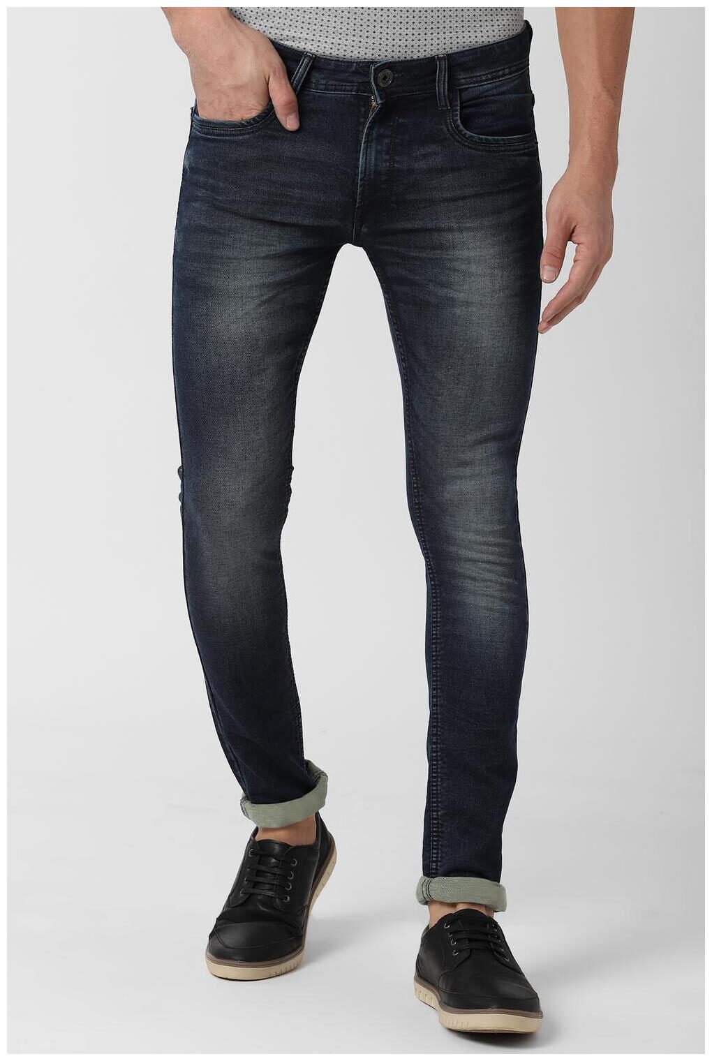 

Peter England Men Navy Blue Slim Fit Jeans