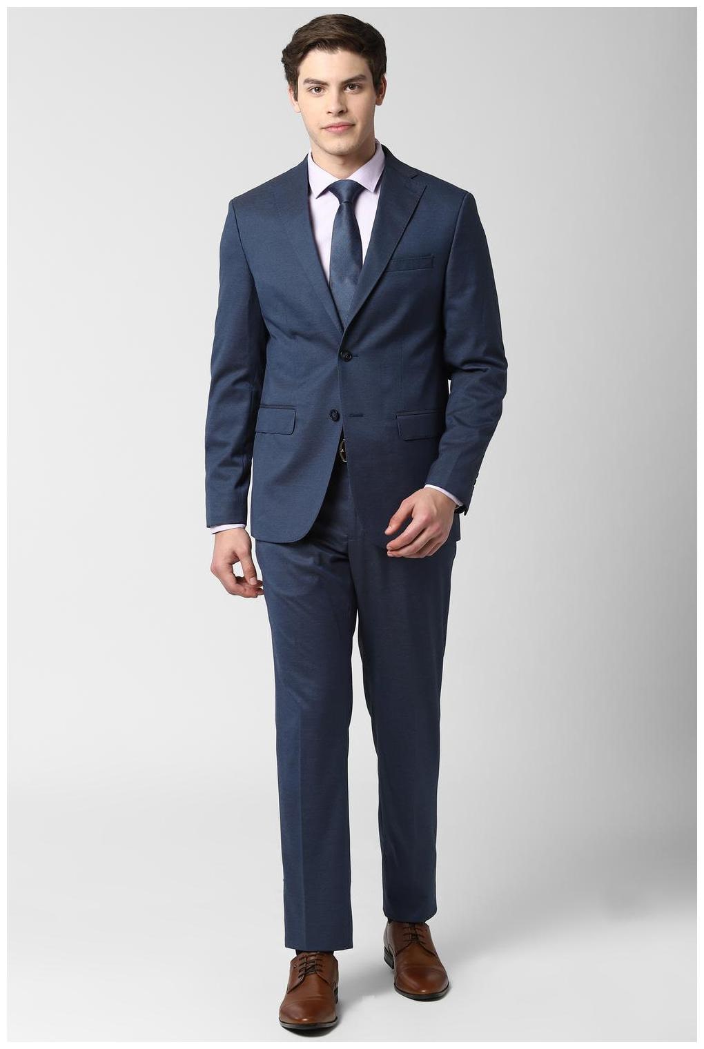 

Peter England Blue Two Piece Suit