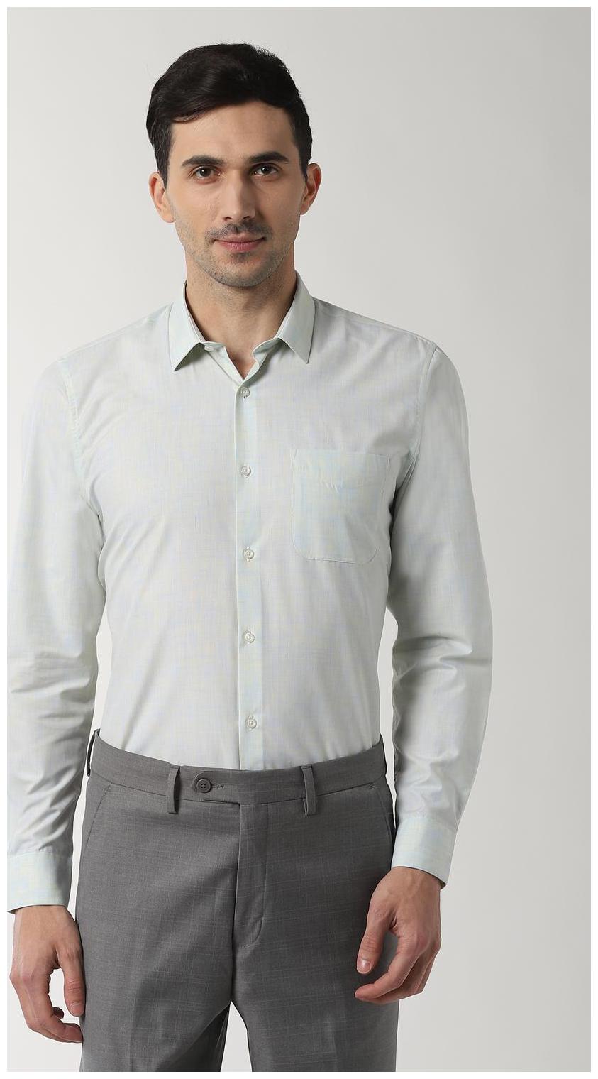 

Peter England Men Slim fit Formal Shirt - Grey