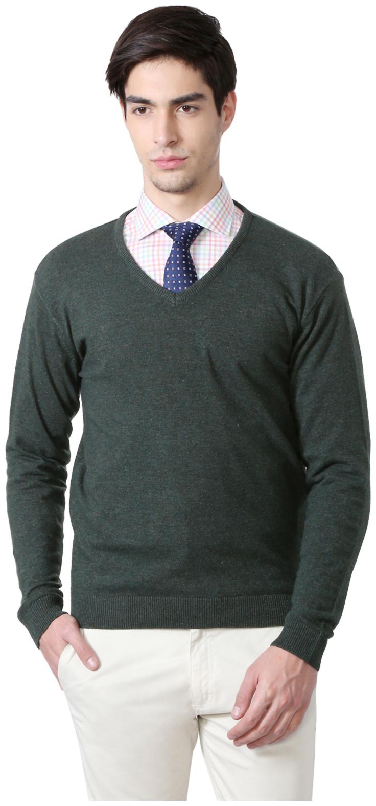 

Peter England Wool Regular Green Sweaters