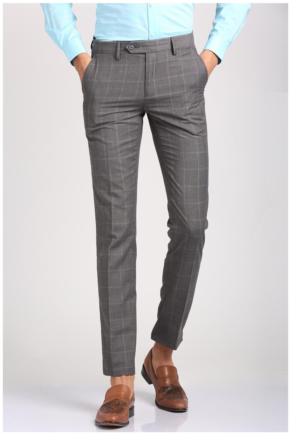 

Peter England Grey Trousers