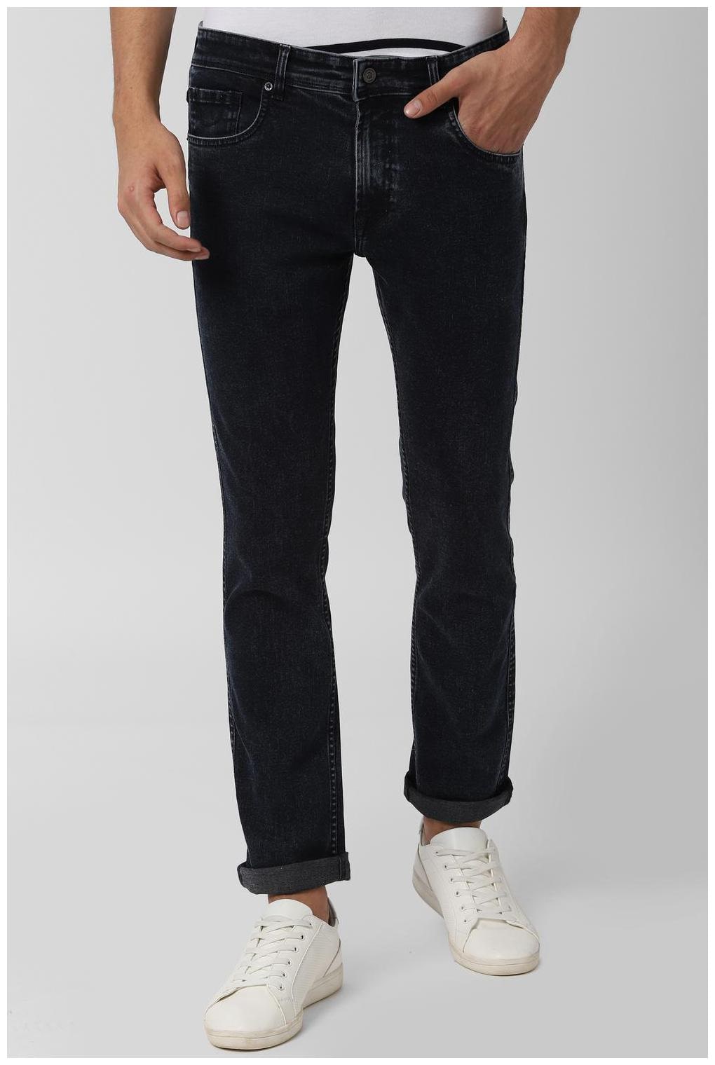

Peter England Men Navy Blue Tapered Fit Jeans