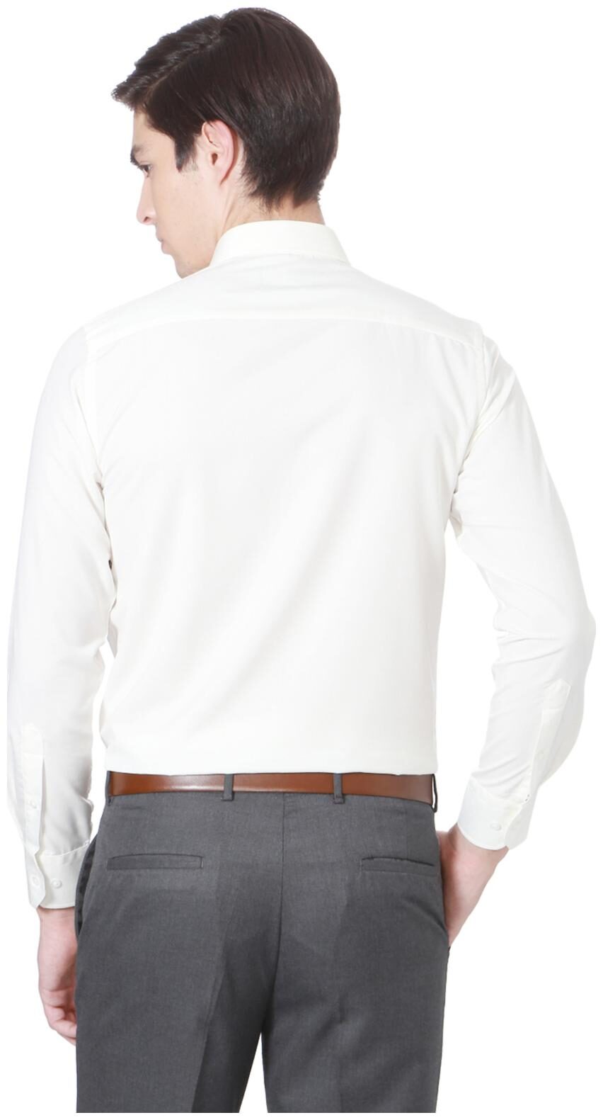

Peter England Men Slim fit Formal Shirt - White