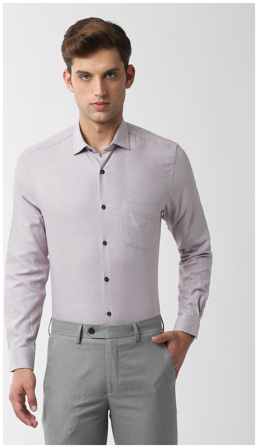 

Peter England Men Regular fit Formal Shirt - White