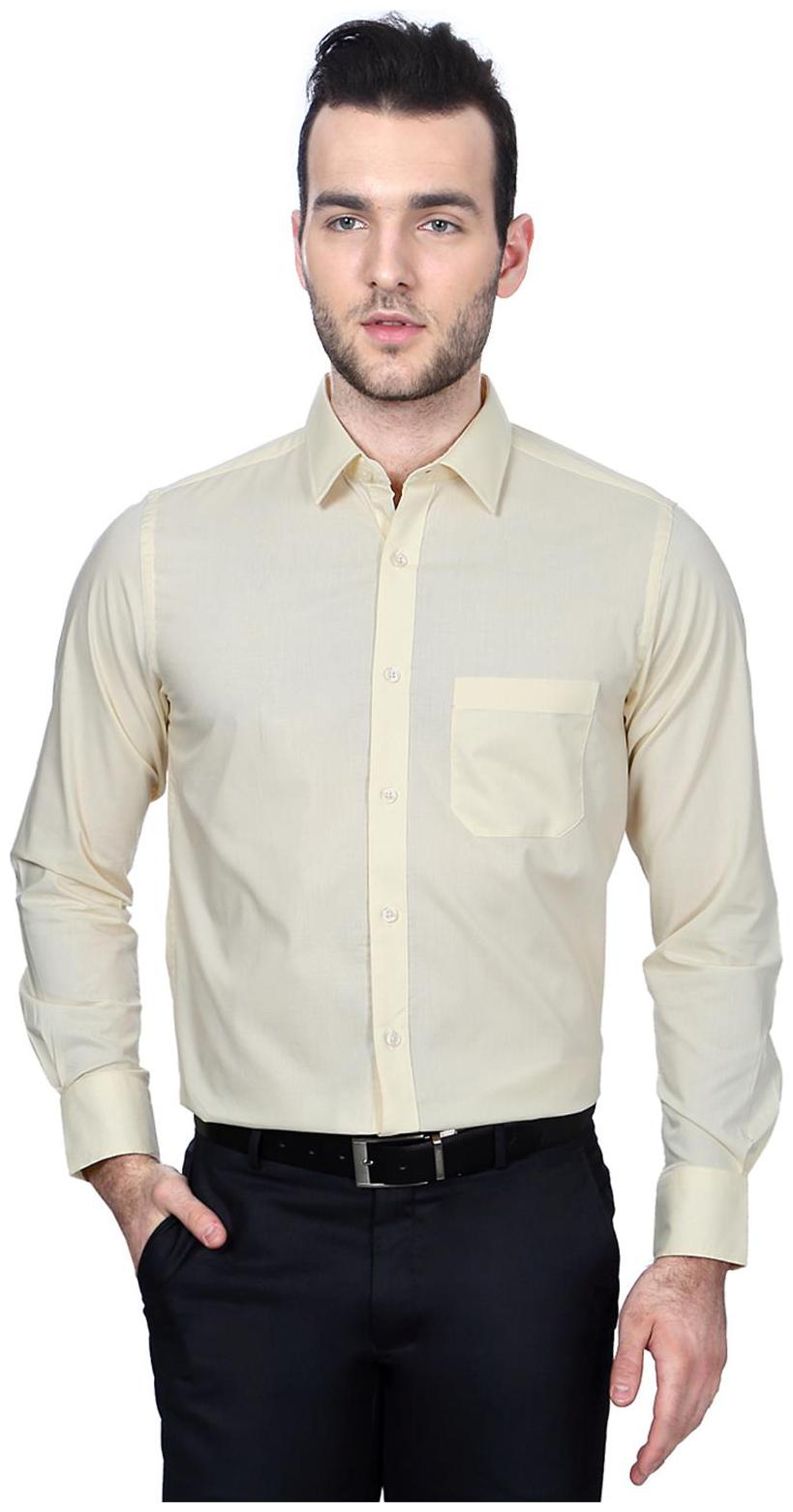 

Peter England Men Regular fit Formal Shirt - Beige