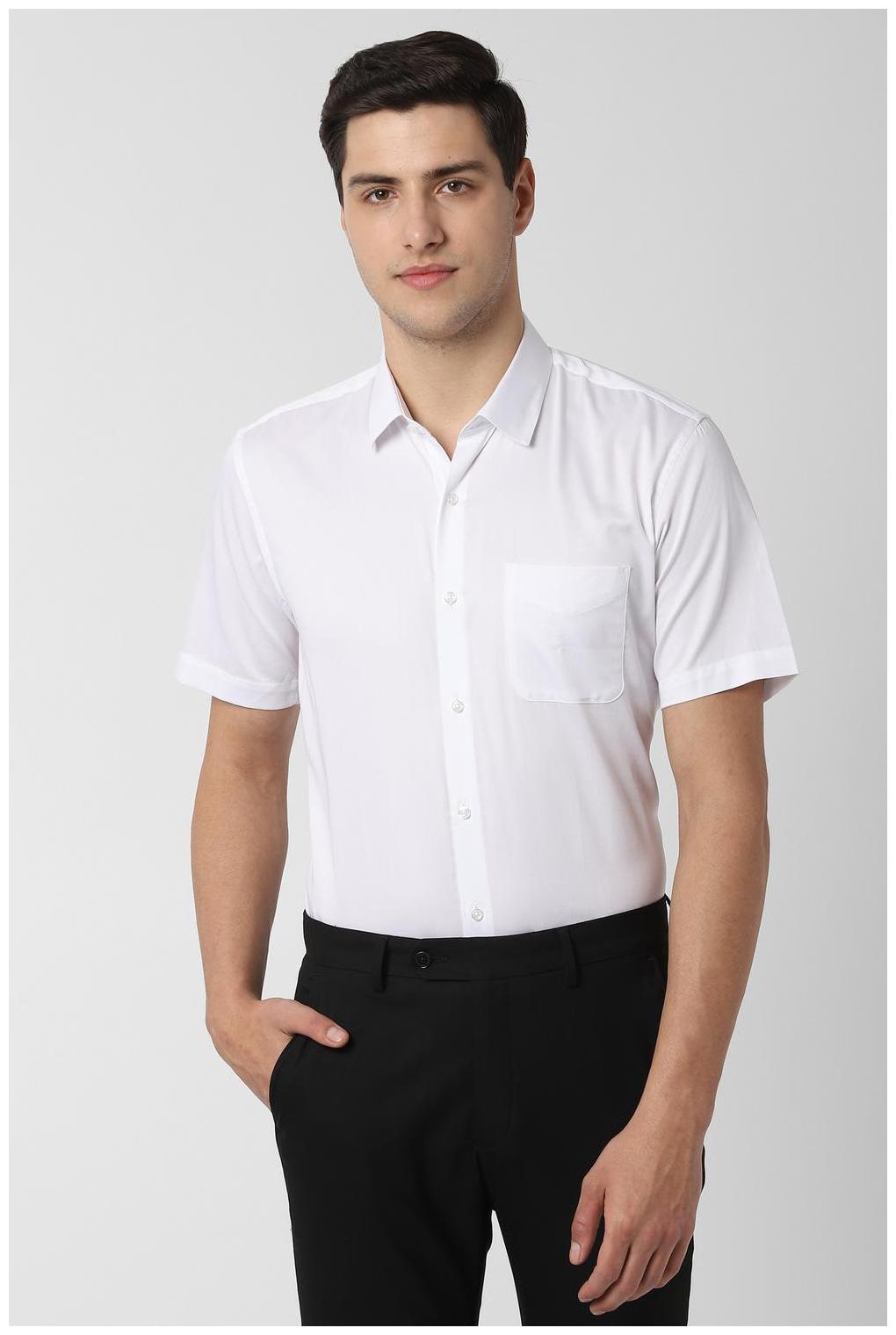 

Peter England Men Regular fit Formal Shirt - White