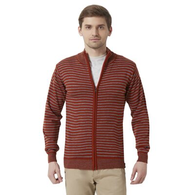 

Peter England Red Acrylic Sweatshirt