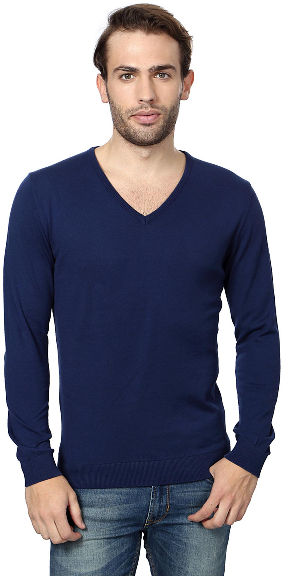 

Peter England Navy Cotton Sweater
