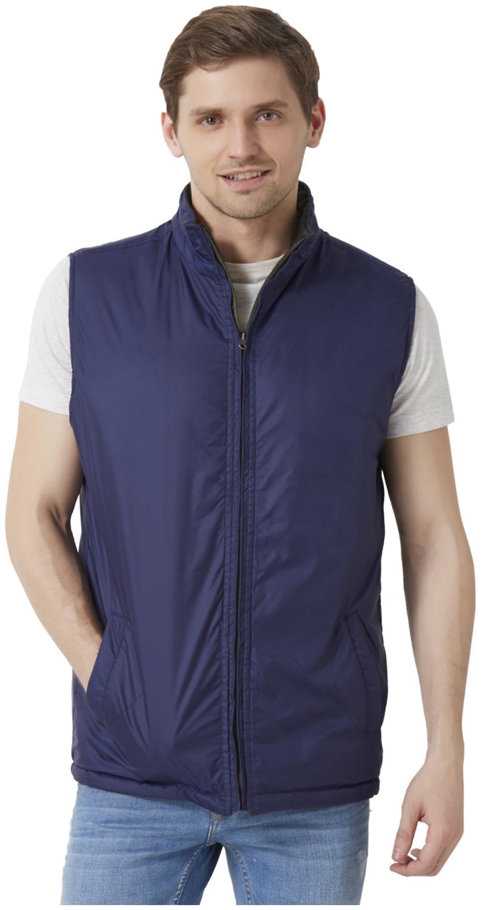 

Peter England Blue Polyester Jacket