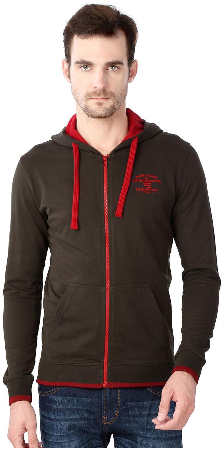 

Peter England Brown Cotton Sweatshirt