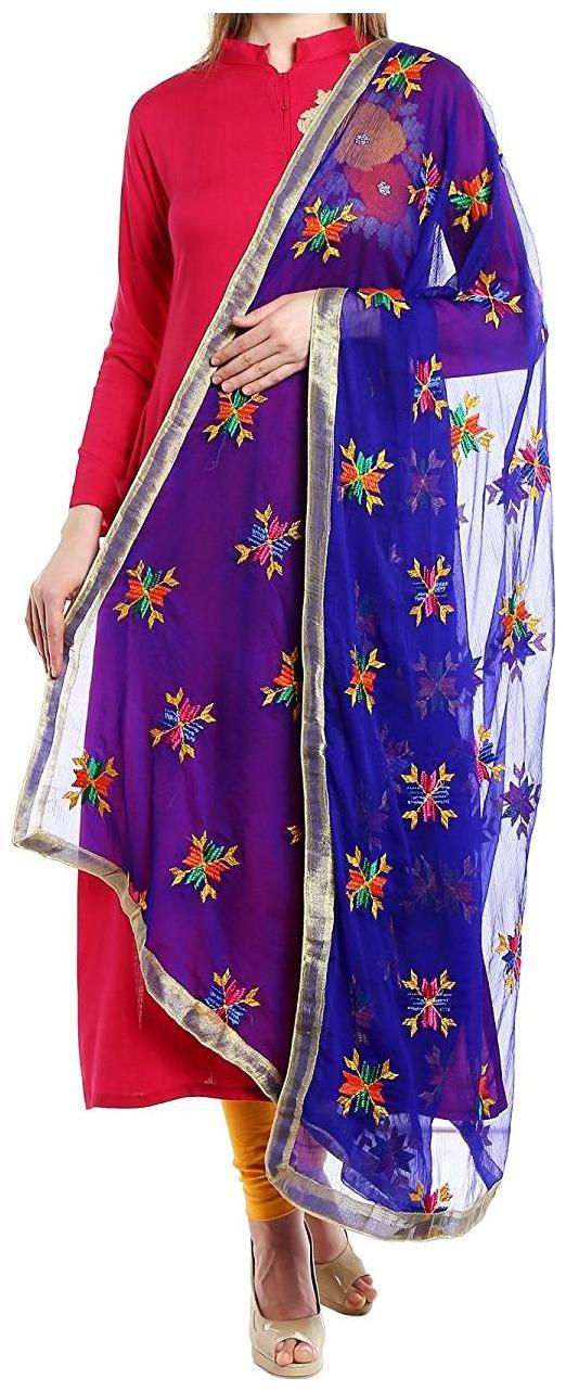 

PHULKARI CHIFFON DUPATTA