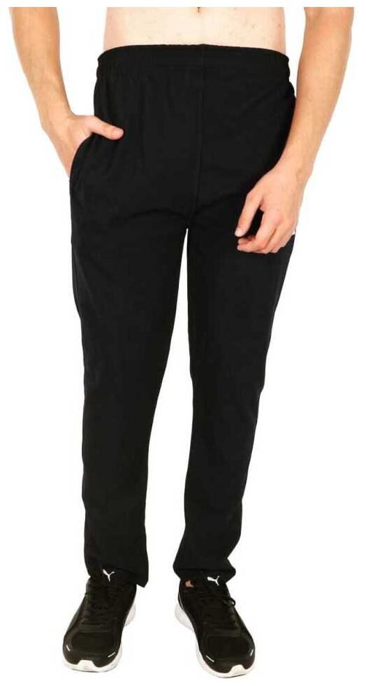 

PICSTAR Men Black Solid Regular fit Track pants