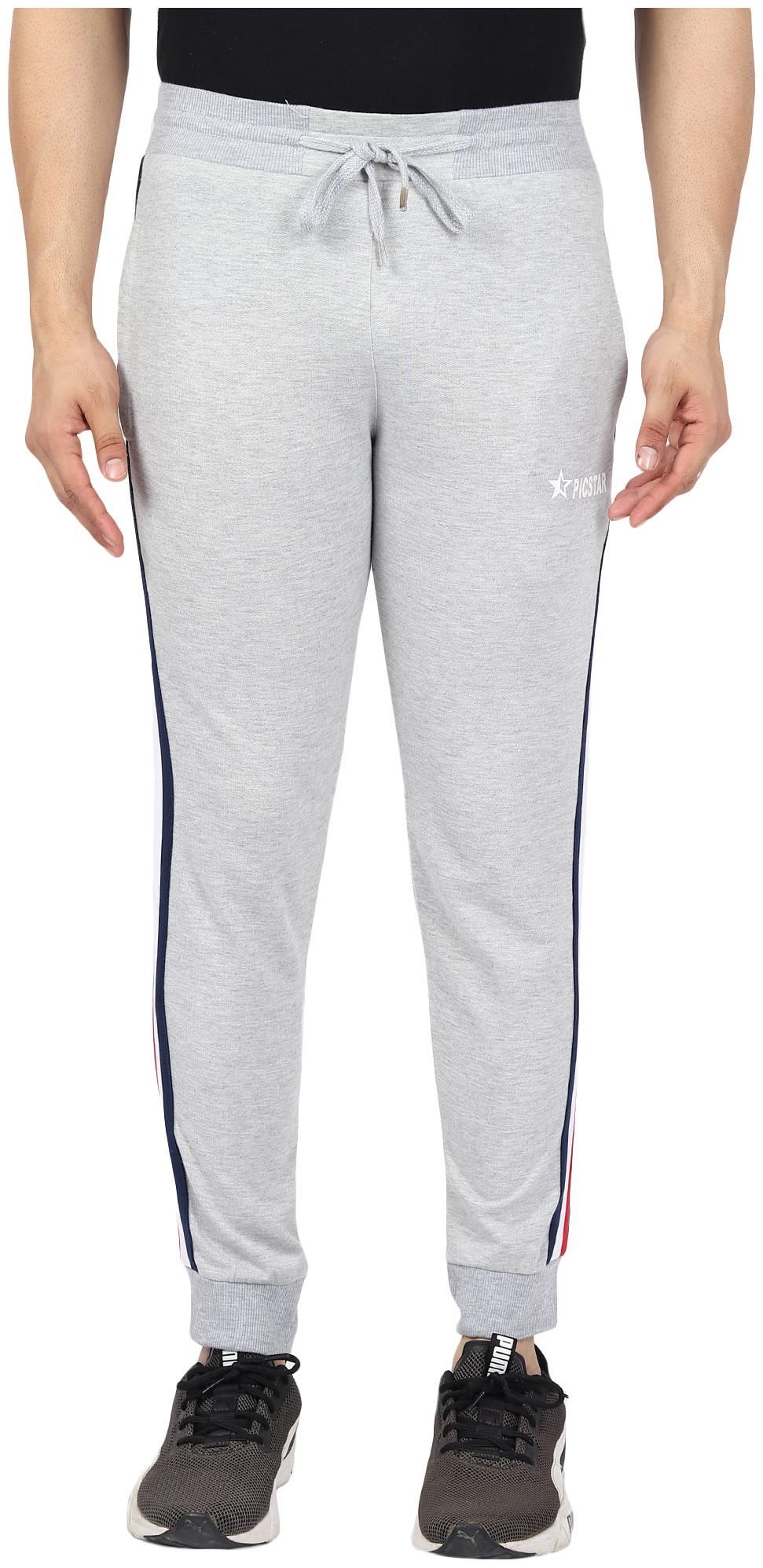 

PICSTAR Men Grey Solid Regular fit Joggers