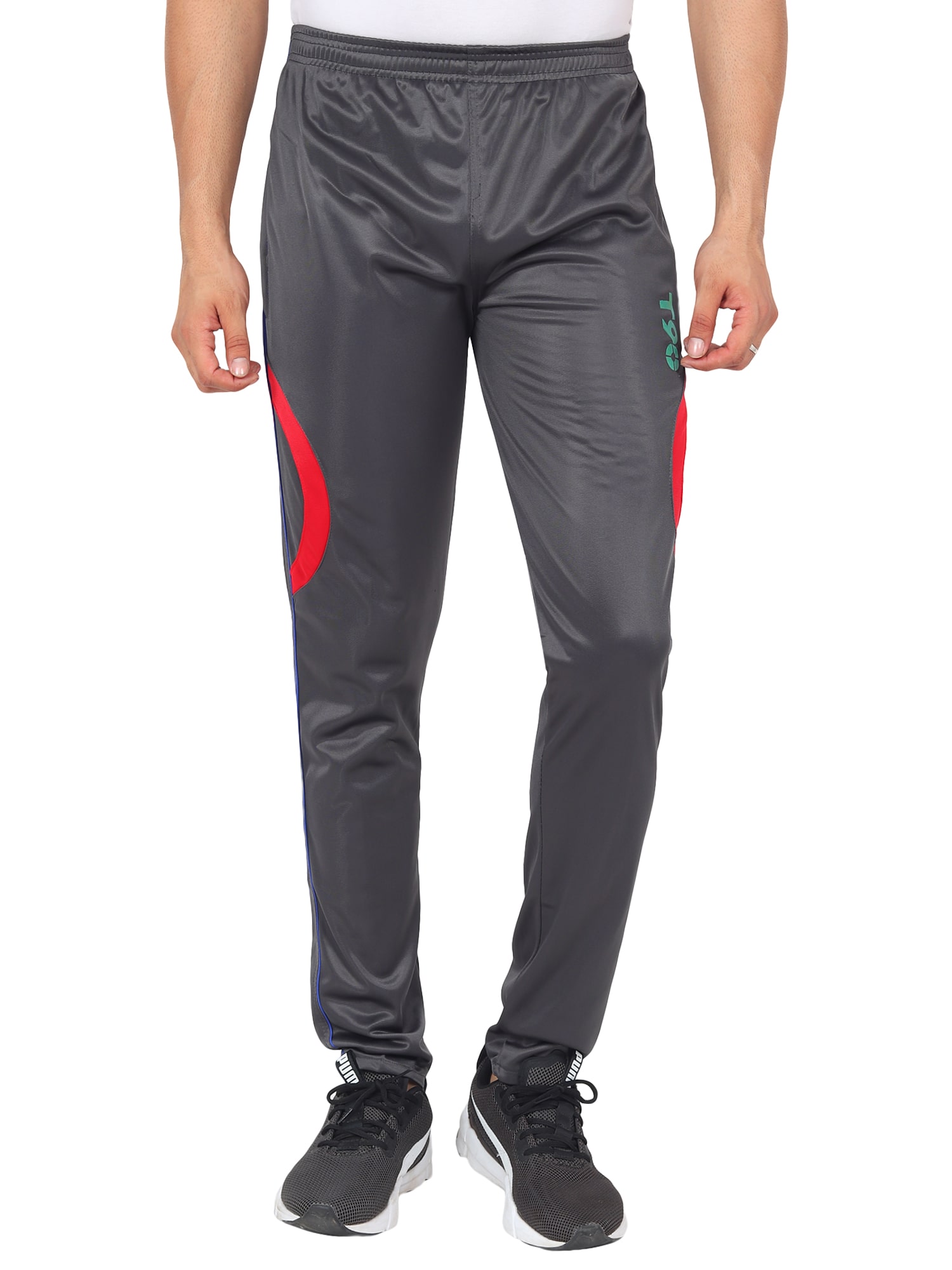 

PICSTAR Men Grey Solid Regular fit Track pants
