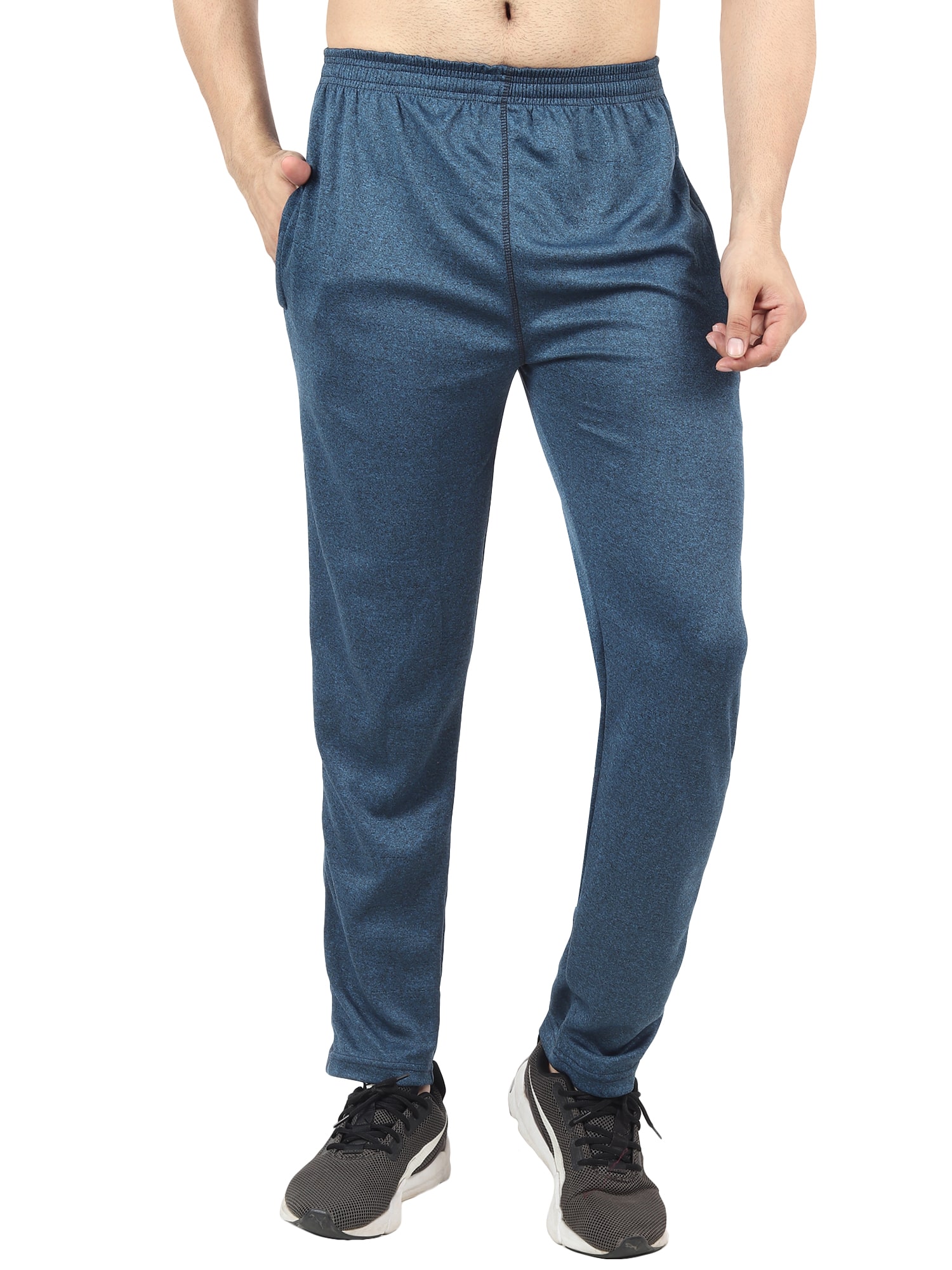 

PICSTAR Men Turquoise Solid Regular fit Track pants