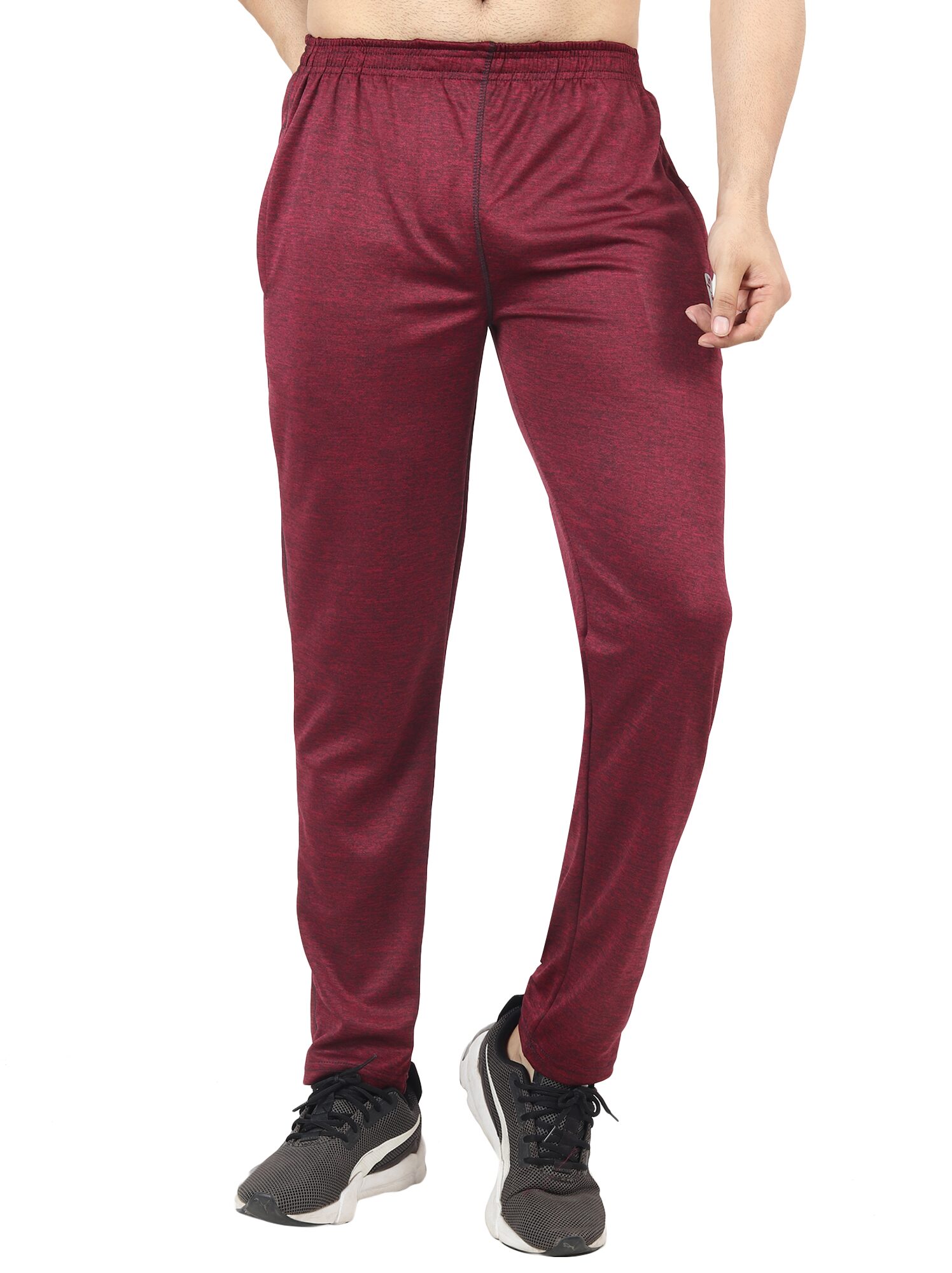

PICSTAR Men Maroon Solid Regular fit Track pants