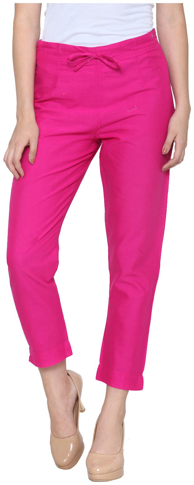 

Pink Casual Trouser for woman