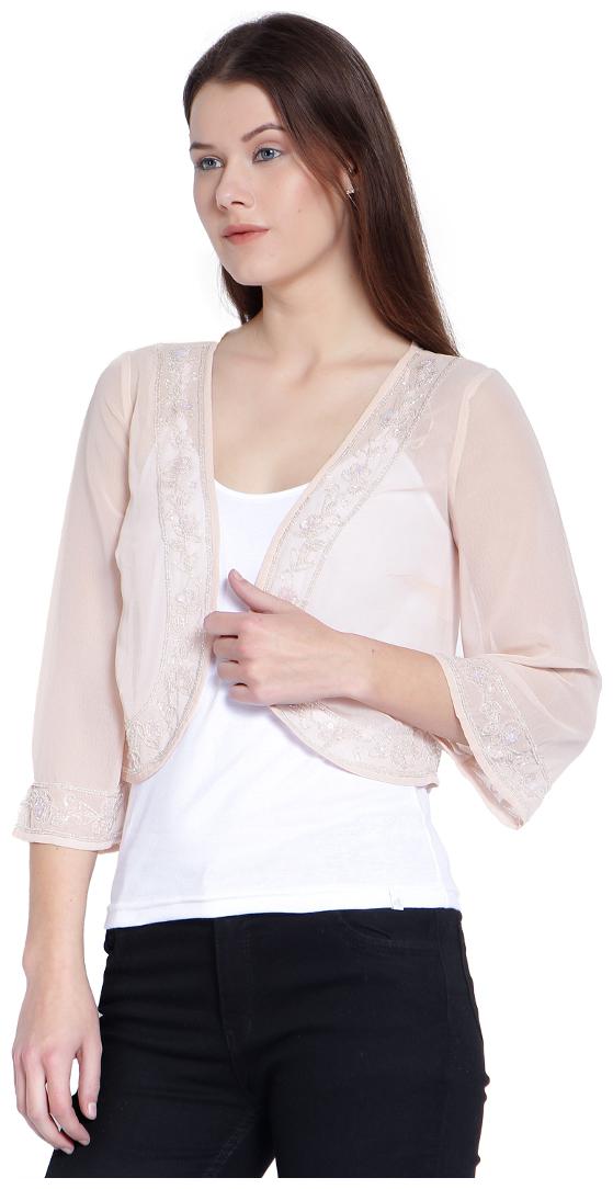 

Pink Embellished Shrug