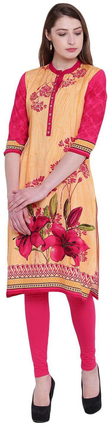 

PINKY PARI Women Multi Floral Straight Kurti