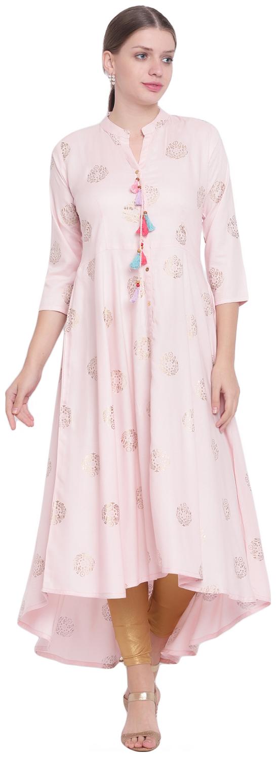 

PINKY PARI Women Pink Printed Anarkali Kurta