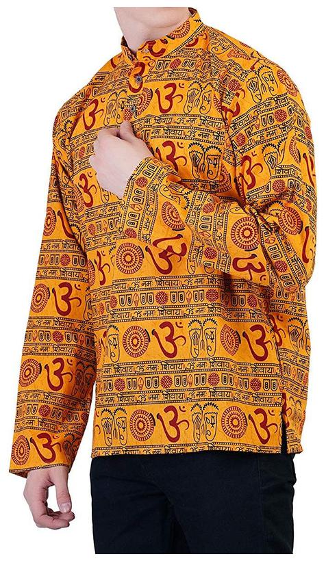 

PK Hub Men Yellow Regular Fit Kurta