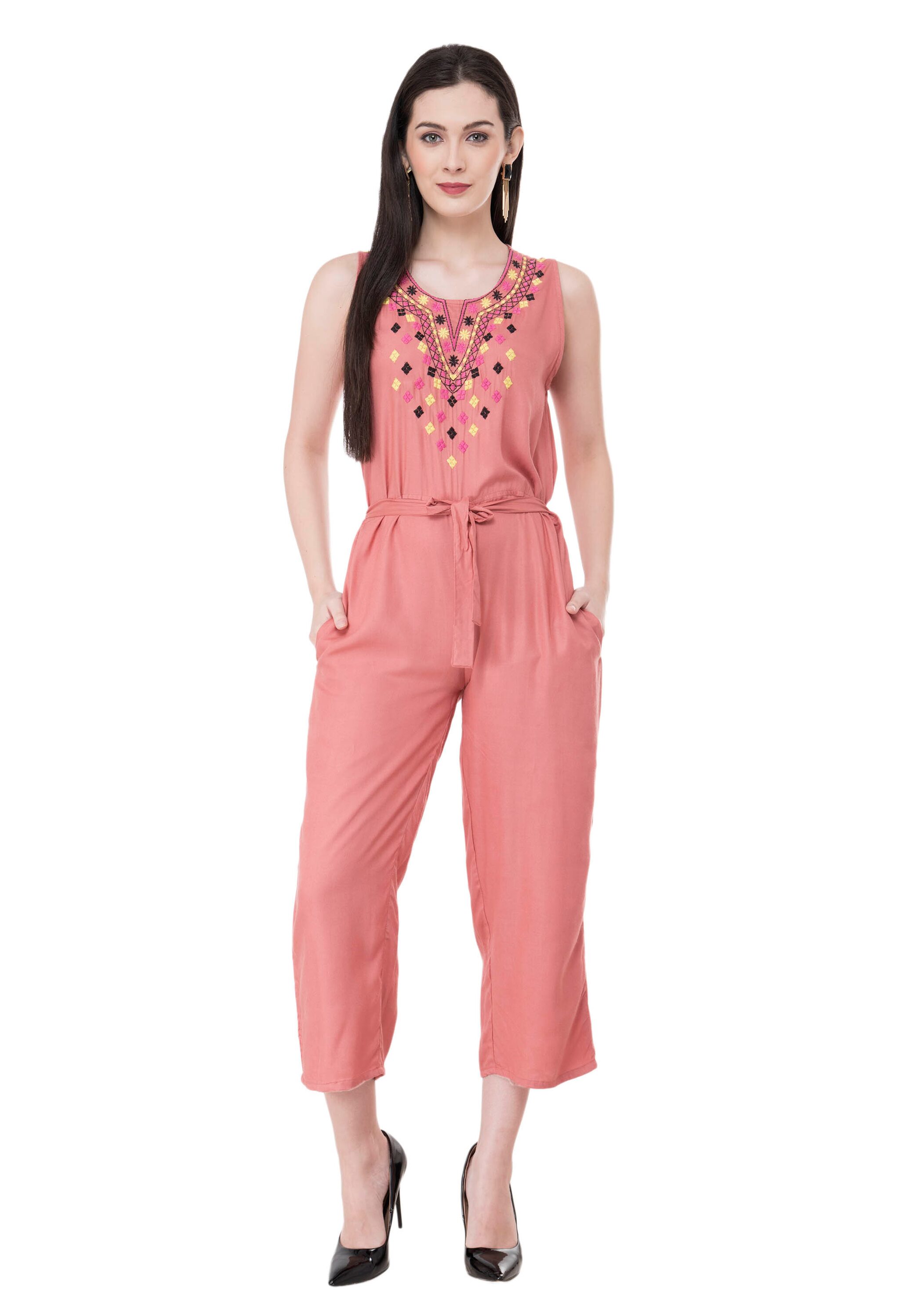 

pkyenterprises Solid Jumpsuit - Pink