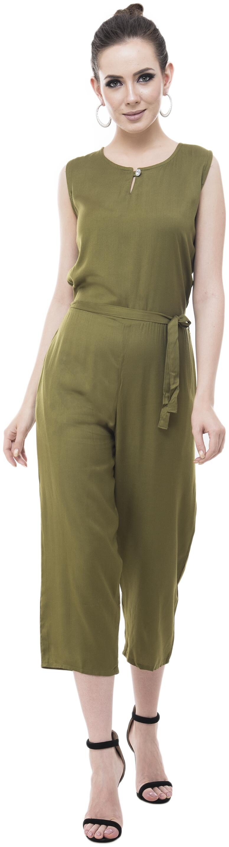 

pkyenterprises Solid Jumpsuit - Green