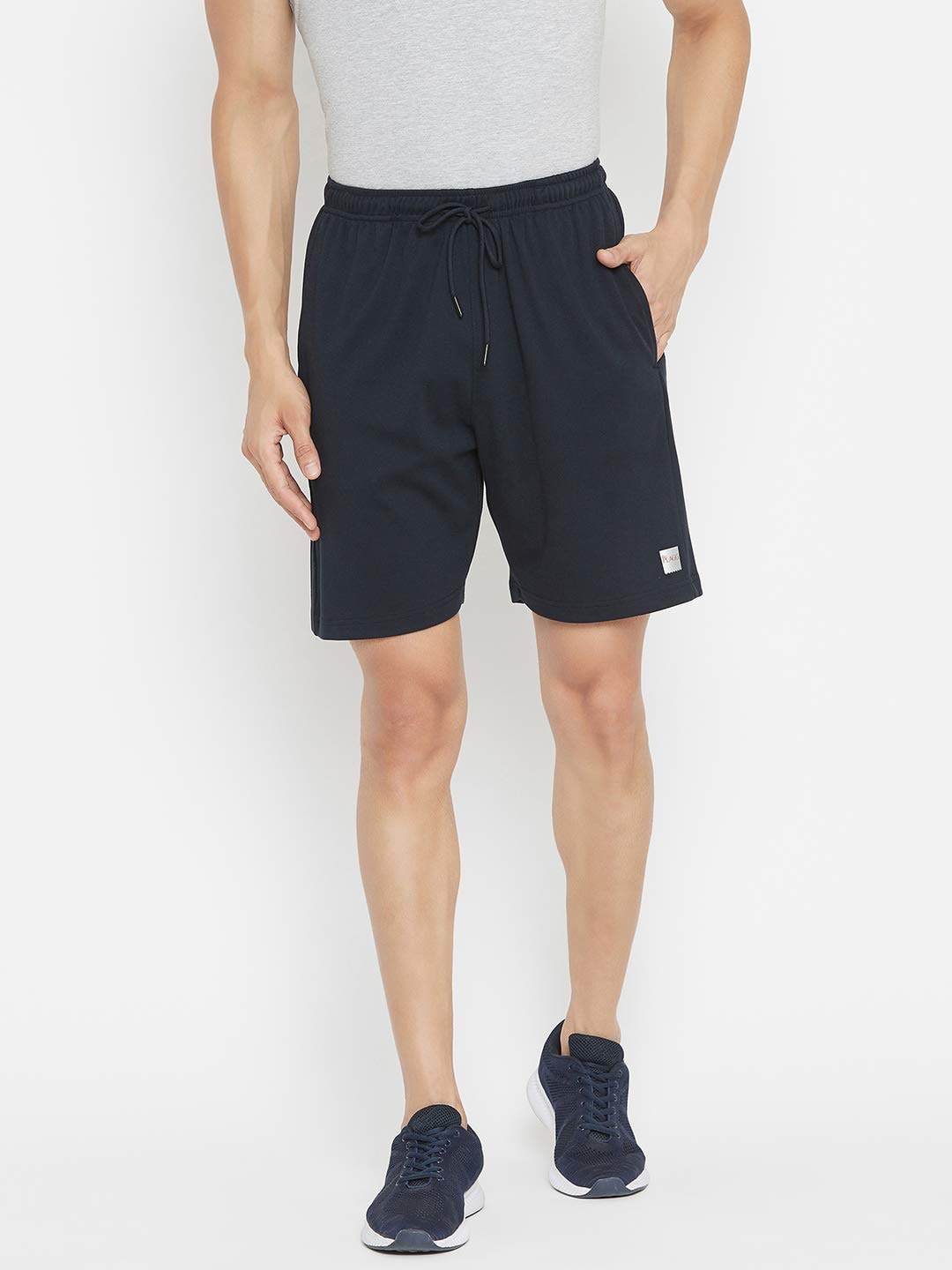 

PLAGG Men Navy Blue Regular Fit Regular Shorts