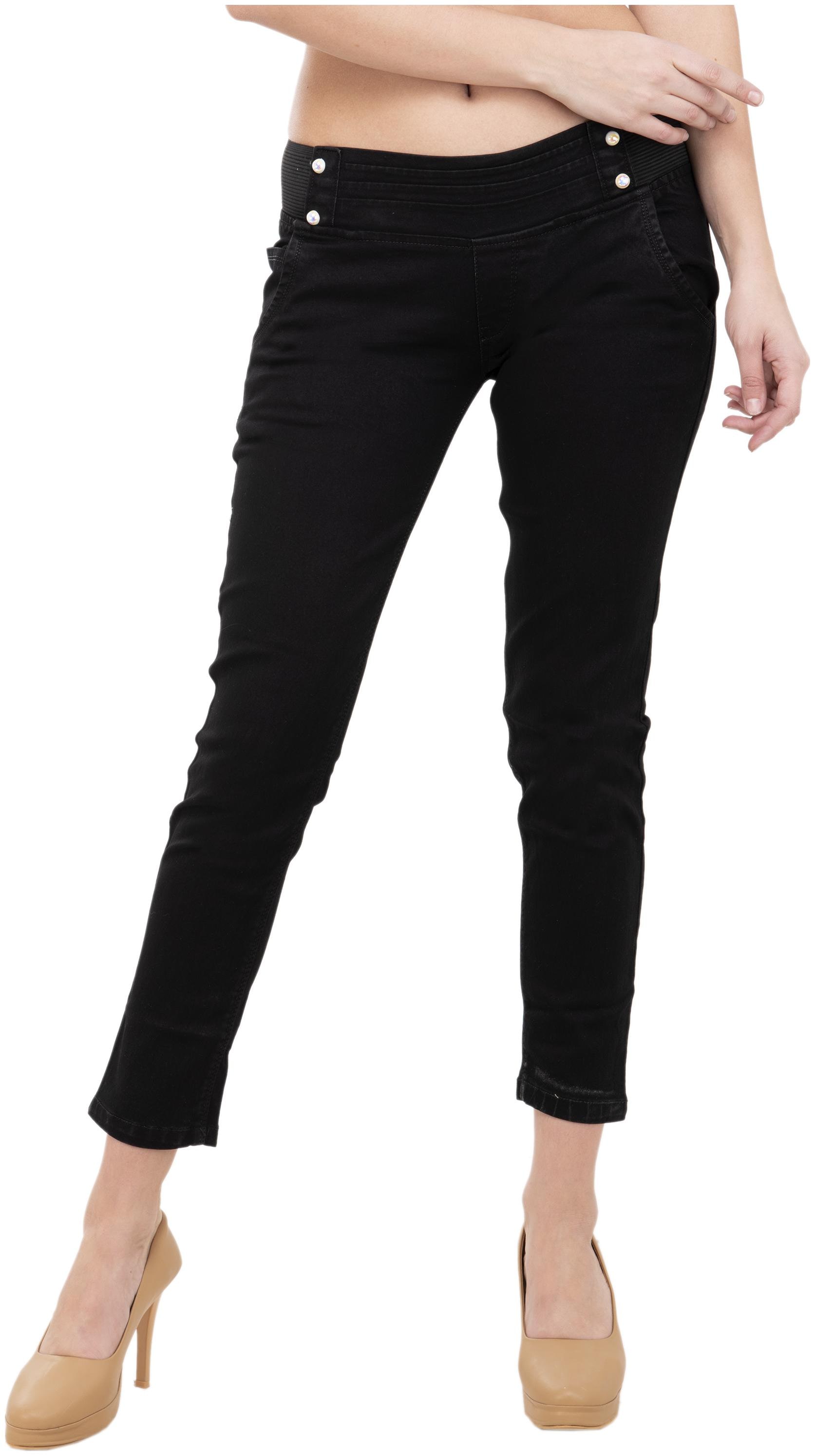 

SURPRIAM Women Black Slim fit Jegging