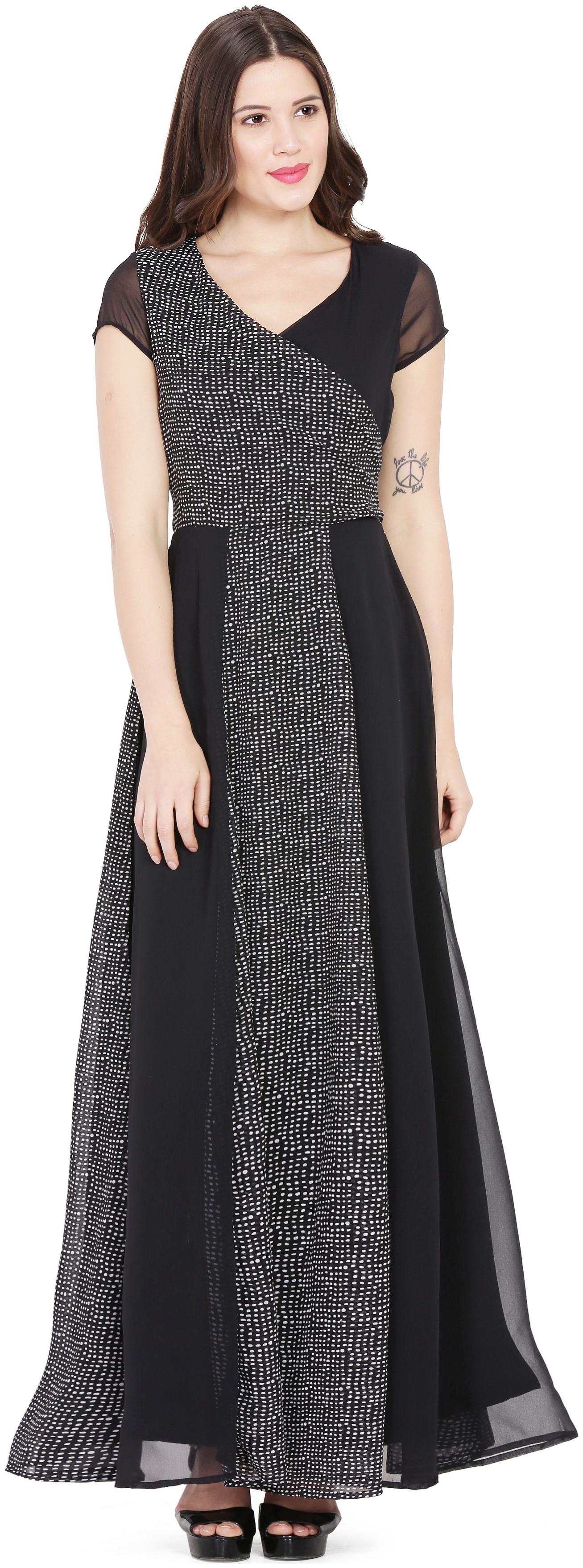 

POLKA GEORGETTE 2 SHADE GOWN