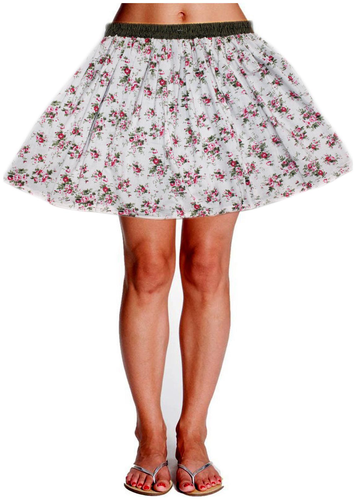 

POLKA Solid A-line skirt Mini Skirt - Green