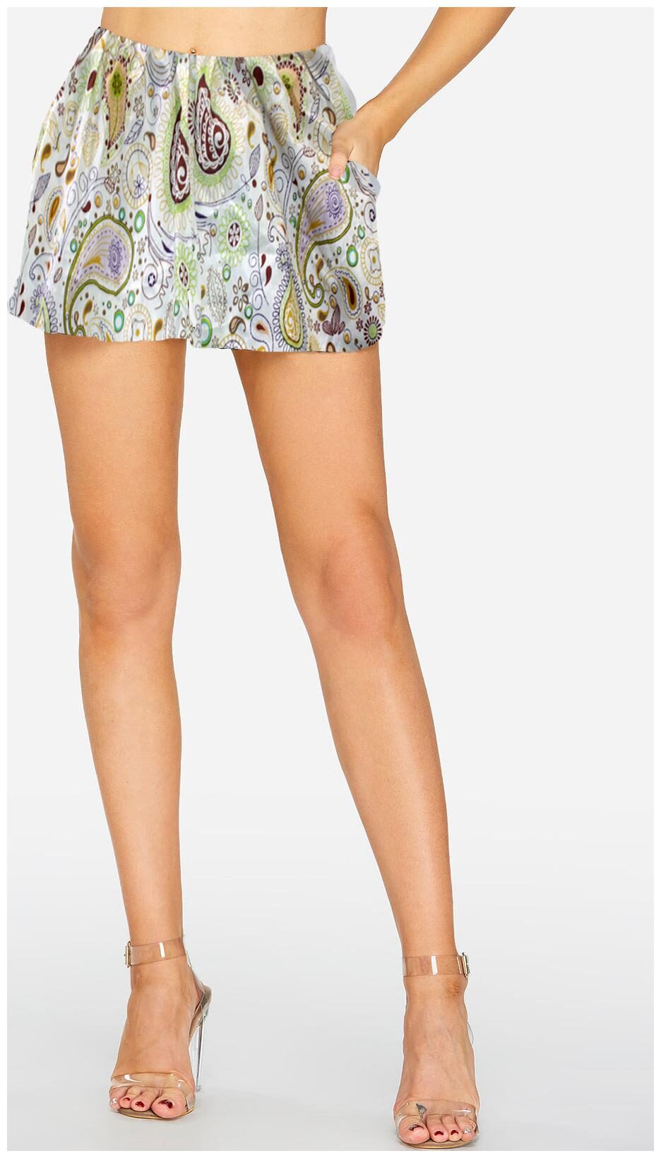

POLKA Women Solid Hot pants - Green