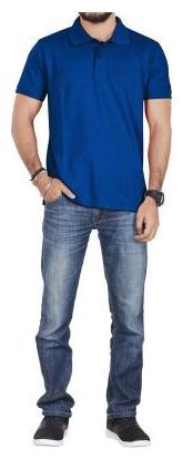 

Lotto Men Blue Loose fit Polyester Polo collar T-Shirt - Pack Of 1