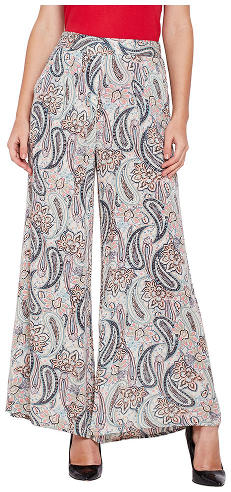 

Poly Paisley Ruth Printed Palazzos
